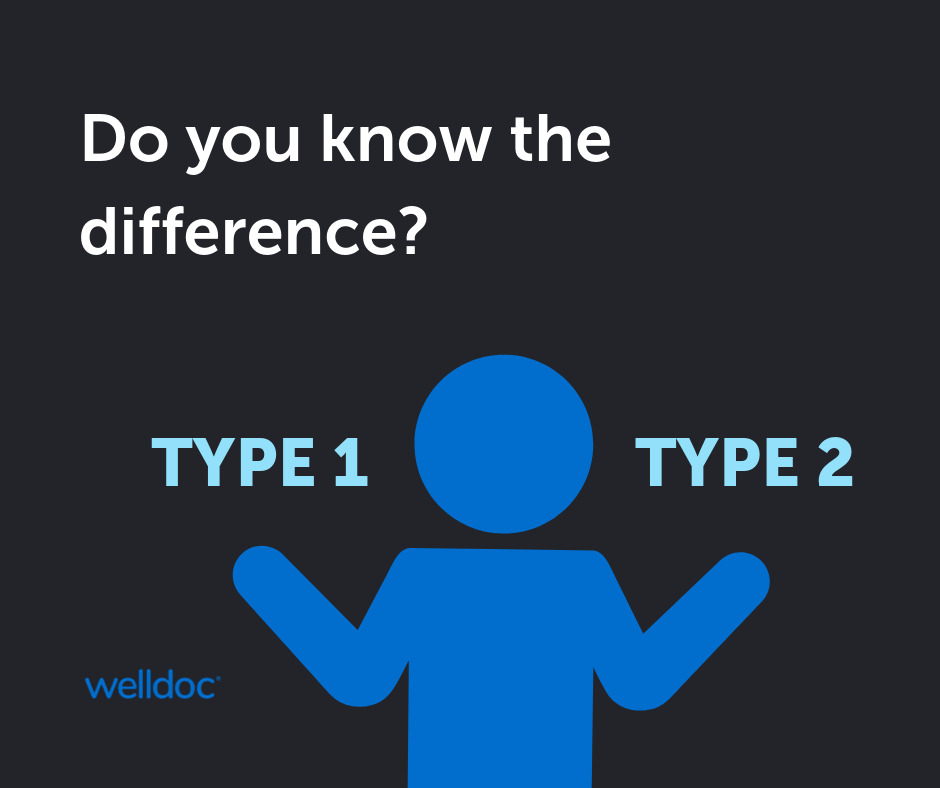 Do you know the difference between type 1 and type 2 diabetes?