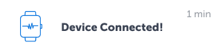 Device connected