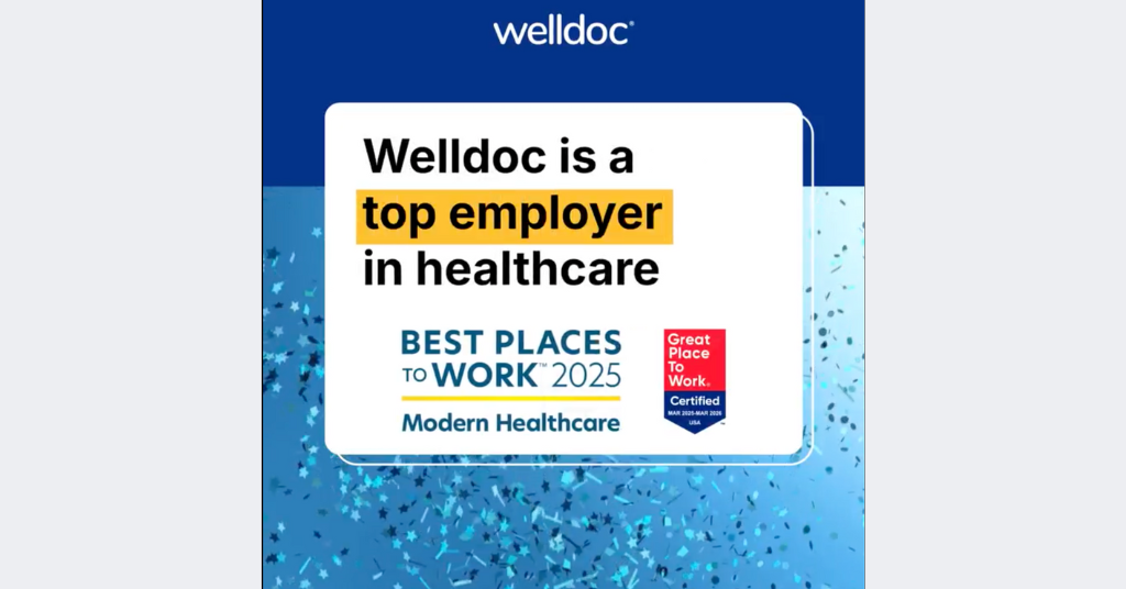 Welldoc is a top employer in healthcare