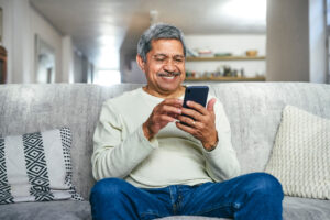 Man on phone